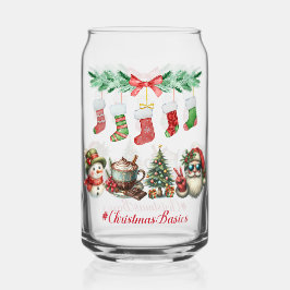 Drinkware Set-Christmas Basics blikvormig glas