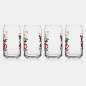 Drinkware Set-Christmas Snowman Blikvorm Glas (Rechts)