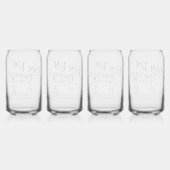 Drinkware Set Com um Portugues por perto Blikvorm Glas (Achterkant)