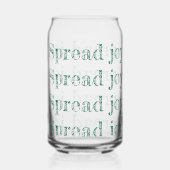 Drinkware Set Cute Spread Joy! Blikvorm Glas (Voorkant)