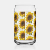 Drinkware Set Cute Sunflower Blikvorm Glas (Rechts)