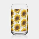 Drinkware Set Cute Sunflower Blikvorm Glas (Links)