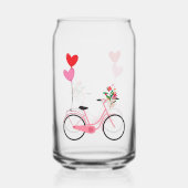 Drinkware Set - Fiets Blikvorm Glas (Voorkant)
