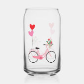 Drinkware Set - Fiets Blikvorm Glas (Achterkant)