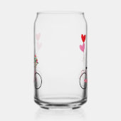 Drinkware Set - Fiets Blikvorm Glas (Rechts)
