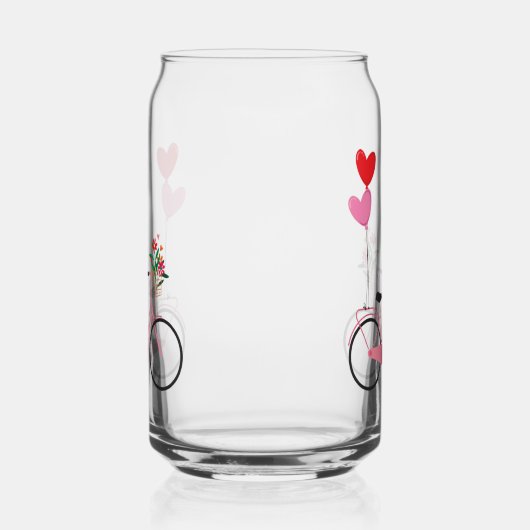 Drinkware Set - Fiets Blikvorm Glas (Links)