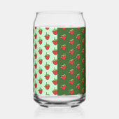 Drinkware Set Hunter Groen Licht Aardbei Blikvorm Glas (Achterkant)