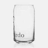 Drinkware Set Letter E Blikvorm Glas (Links)