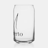 Drinkware Set Letter U Blikvorm Glas (Links)