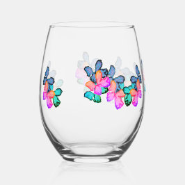 Drinkware Set: Liefde voor de vlinder Wijnglas Zonder Voet