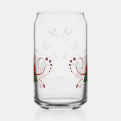 Drinkware Set Love Red Rose Floral  Blikvorm Glas (Links)