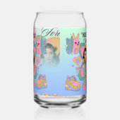 Drinkware Set (met Gepersonaliseerd afbeelding) Blikvorm Glas (Links)