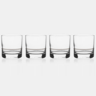Drinkware Set met gietlijn Whisky Glas