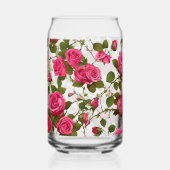 Drinkware Set Rosy Petals Naadloos glazen patroon (Rechts)