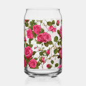Drinkware Set Rosy Petals Naadloos glazen patroon (Links)