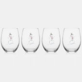 Drinkware Set Snowman Joy wijnglazen Wijnglas Zonder Voet (Voorkant)
