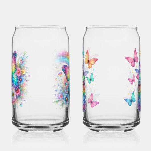 Drinkware Set-Spring Floral Drinkware Blikvorm Glas (Links)