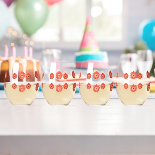 Drinkware Set Spring Flower Wijnglas Zonder Voet (Insitu (Verjaardag))