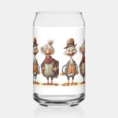 Drinkware Set Turkeys Blikvorm Glas (Rechts)
