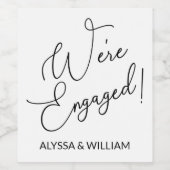 Drinkware Set Wijn Etiket (Enkel label)