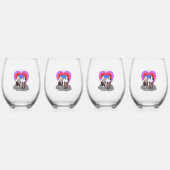 Drinkware Set Wijnglas Zonder Voet (Voorkant)