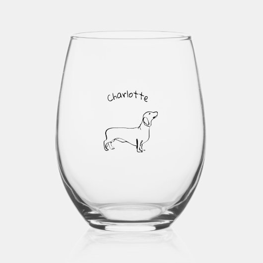 Drinkware Set Wijnglas Zonder Voet (Voorkant)
