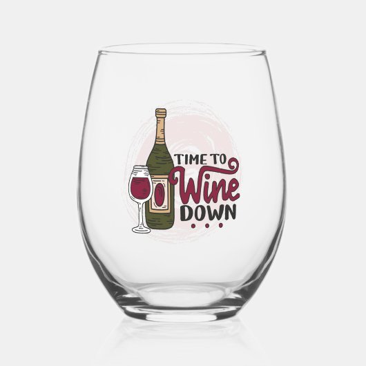 Drinkware Set Wijnglas Zonder Voet (Voorkant)