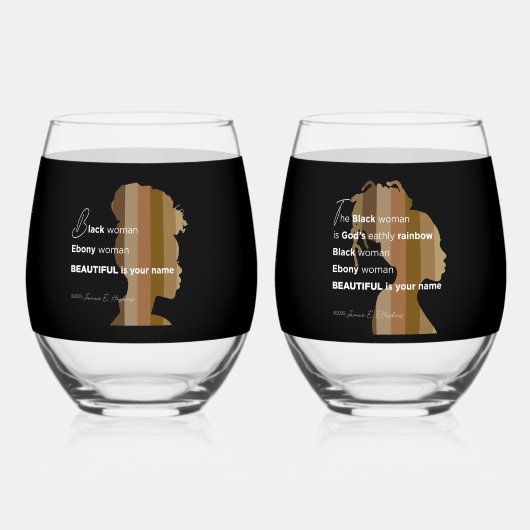 Drinkware Set Wijnglas Zonder Voet (Voorkant)