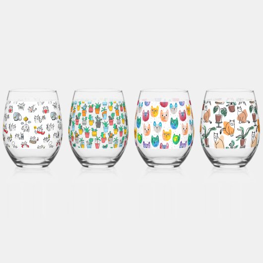 Drinkware Set Wijnglas Zonder Voet (Voorkant)