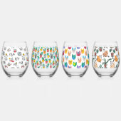 Drinkware Set Wijnglas Zonder Voet (Achterkant)