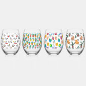 Drinkware Set Wijnglas Zonder Voet (Rechts)