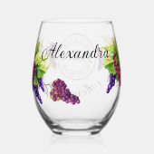 Drinkware Set Wijnglas Zonder Voet (Achterkant)