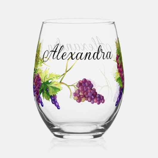 Drinkware Set Wijnglas Zonder Voet (Achterkant)