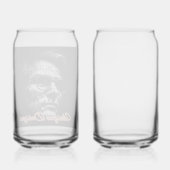 Drinkware Stijl: Bedrukte Blikglas, Set: Set van 2 Blikvorm Glas (Achterkant)