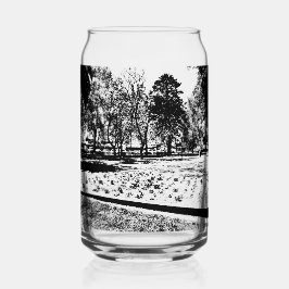 Drinkware Stijl: Gedrukt blikglas, Set: Set van 1 Blikvorm Glas