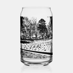 Drinkware Stijl: Gedrukt blikglas, Set: Set van 1 Blikvorm Glas