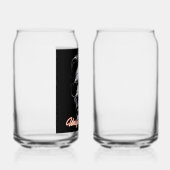 Drinkware Stijl: Gedrukt blikglas, Set: Set van 2, Blikvorm Glas (Rechts)