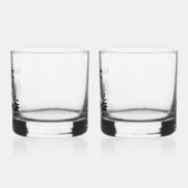 Drinkware Stijl: Gedrukt Glas van Rotsen, reeks (Links)