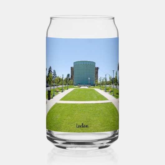 Drinkware Stijl: Gedrukt Kan Glas 473ml (16oz) (Voorkant)