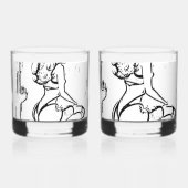 Drinkware Stijl: Gedrukt Rocks Glas, Set: Set van Whisky Glas (Voorkant)