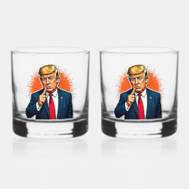 Drinkware Stijl: Gedrukt Rocks Glas, Set: Set van Whisky Glas