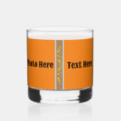 Drinkware Stijl: Gedrukte rotsen Glas foto | tekst (Voorkant)