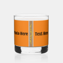 Drinkware Stijl: Gedrukte rotsen Glas foto | tekst