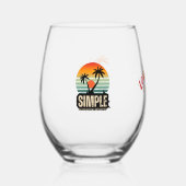 Drinkware Stijl: Stemloos wijnglas, Set: Set van Wijnglas Zonder Voet (Voorkant)