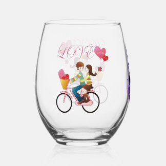 Drinkware Stijl: Stemloos wijnglas, Set: Set van Wijnglas Zonder Voet