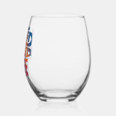 Drinkware Style: Stemloos wijnglas, met slogan Wijnglas Zonder Voet (Links)