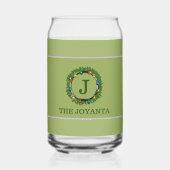 Drinkware vrijgezellenfeest op maat logo blikvorm glas (Voorkant)