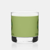 Drinkware vrijgezellenfeest op maat logo whisky glas (Links)