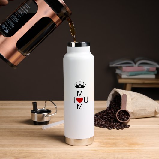 Drinkwaren | Waterfles | Gymfles | Moederdag (Koffie (Gedraaid)  )