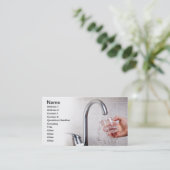 drinkwater visitekaartje (Staand voorkant)